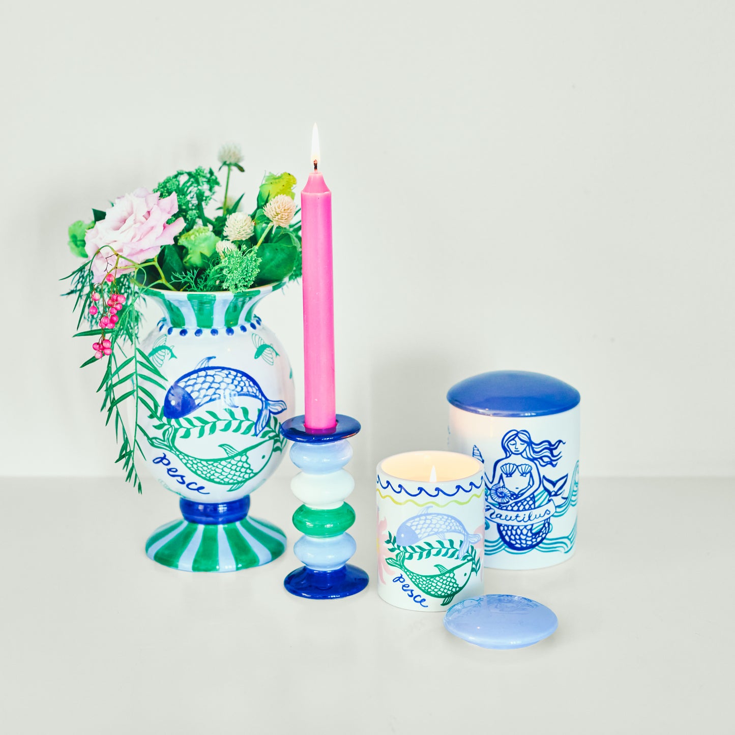 Porto Nautilus Ceramic Candle 250ml