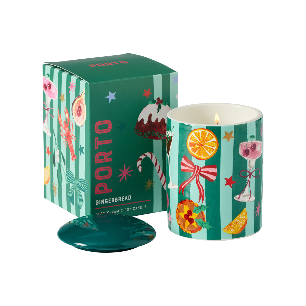 Porto Tis the Season Ceramic Candle 250g