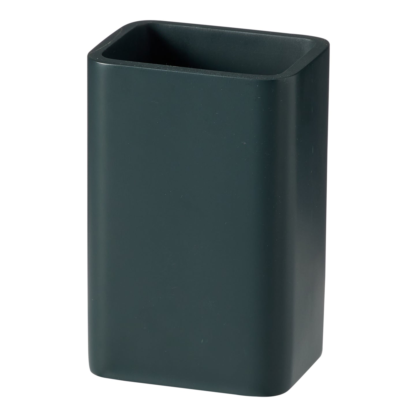 The Porto Astoria tumbler in coal is tall with a rectangular shape.