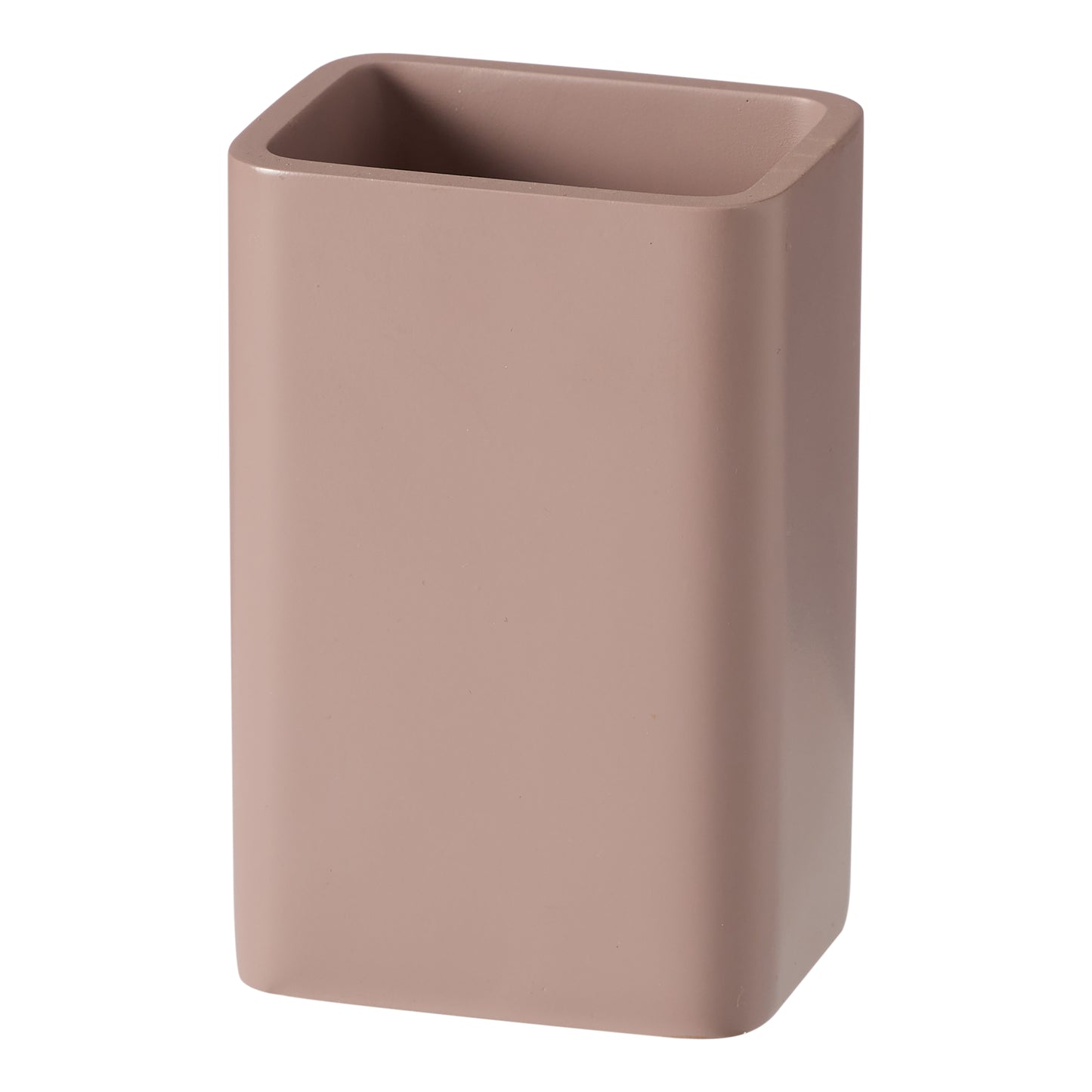 The Porto Astoria bathroom tumbler in a Dusk pink colour.