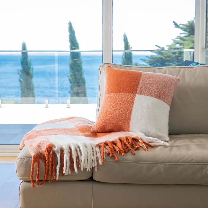 Lorraine Lea Penelope Throw Rug Rust