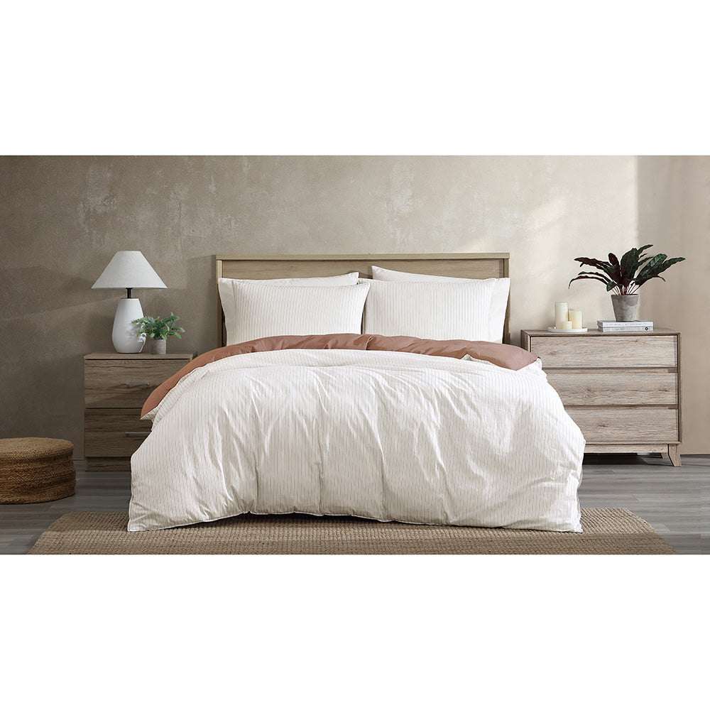 Ardor Kahn Stripe Quilt Cover Set