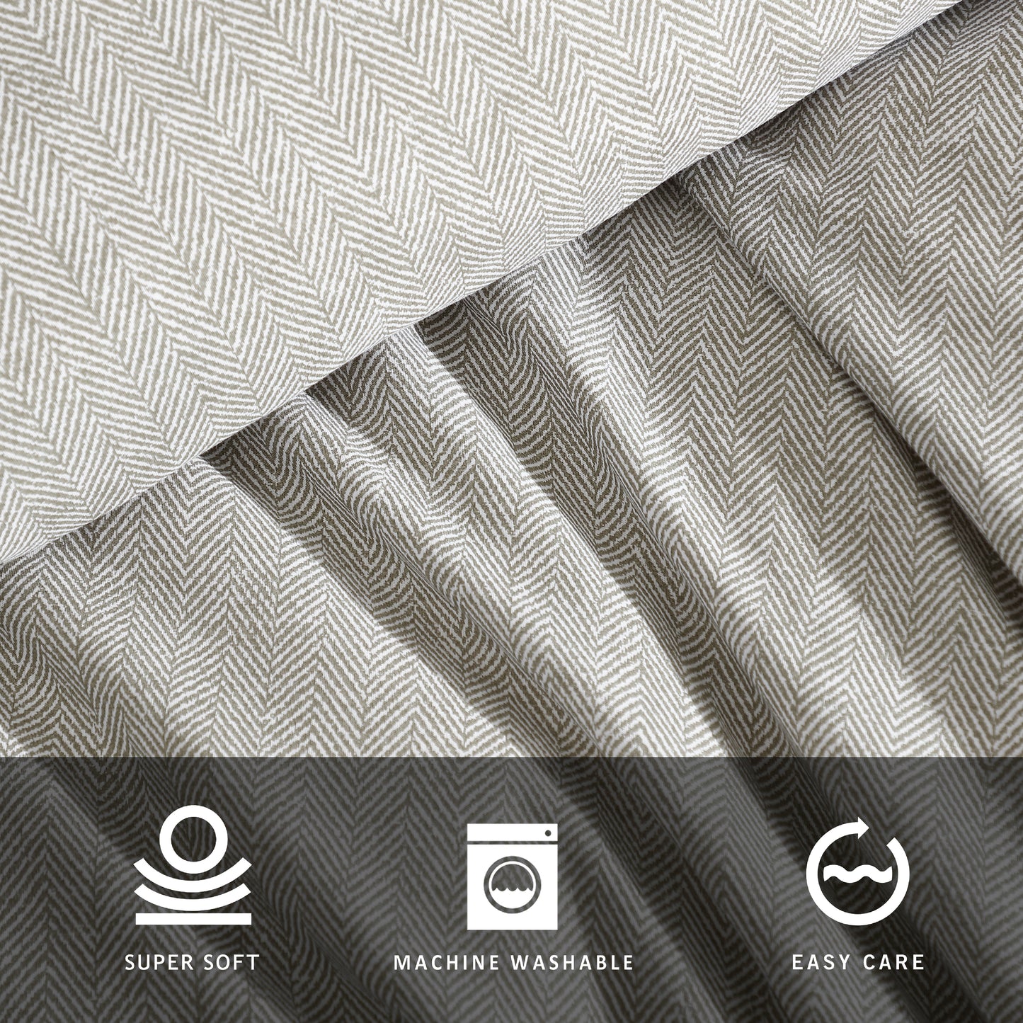 Kenneth Cole Herringbone Quilt Cover Set