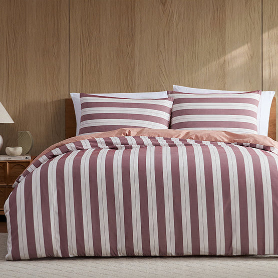 Ardor Eadie Stripe Quilt Cover Set