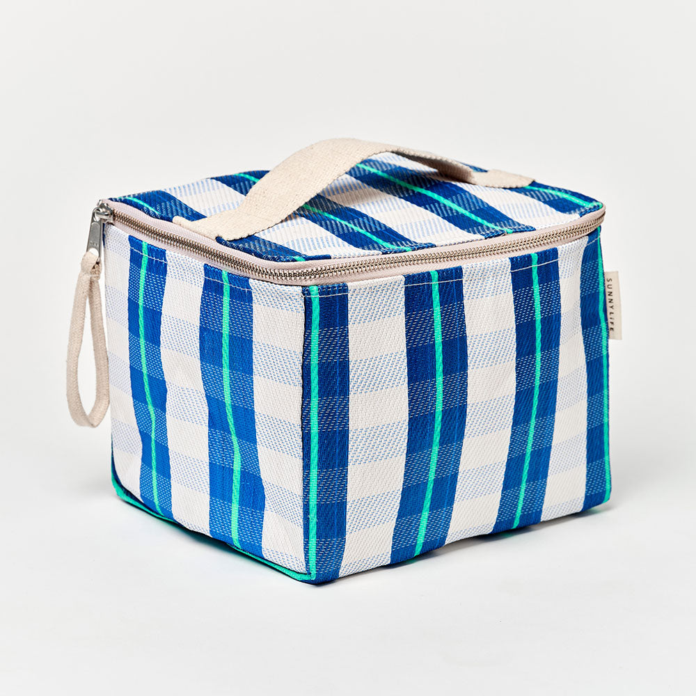 SUNNYLiFE Lunch Cooler Bag La Mer Blue Neon