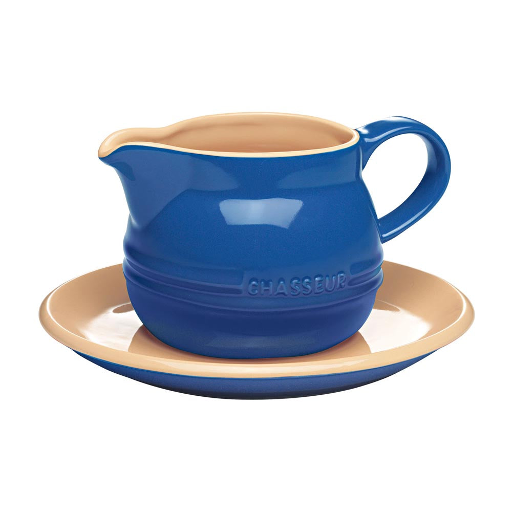 Chasseur Gravy Boat With Saucer 450ml Blue - House