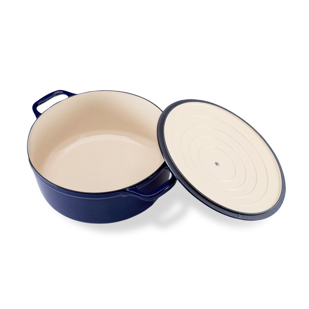 Chasseur Round French Dutch Oven 22cm 3.2L Blue - House