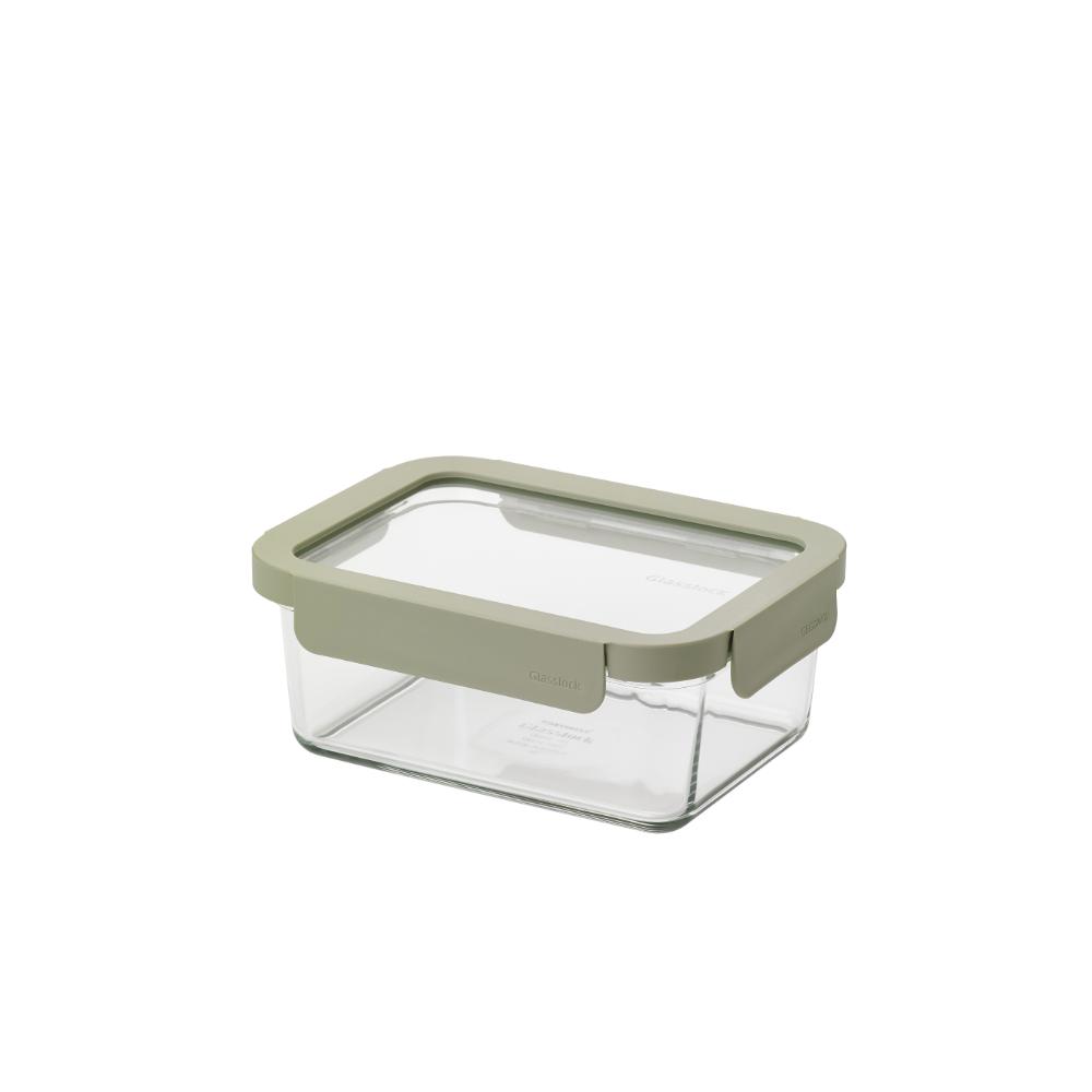 Glasslock Essential Rectangle Food Container 1300ml