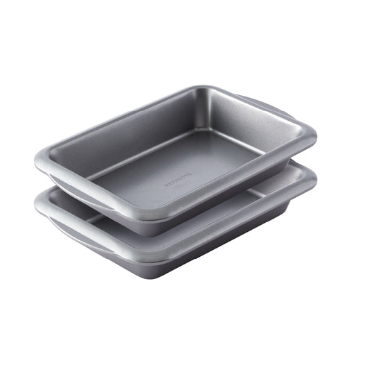 Soffritto Commercial II Set of 2 Rectangular Slice Pan 27cm