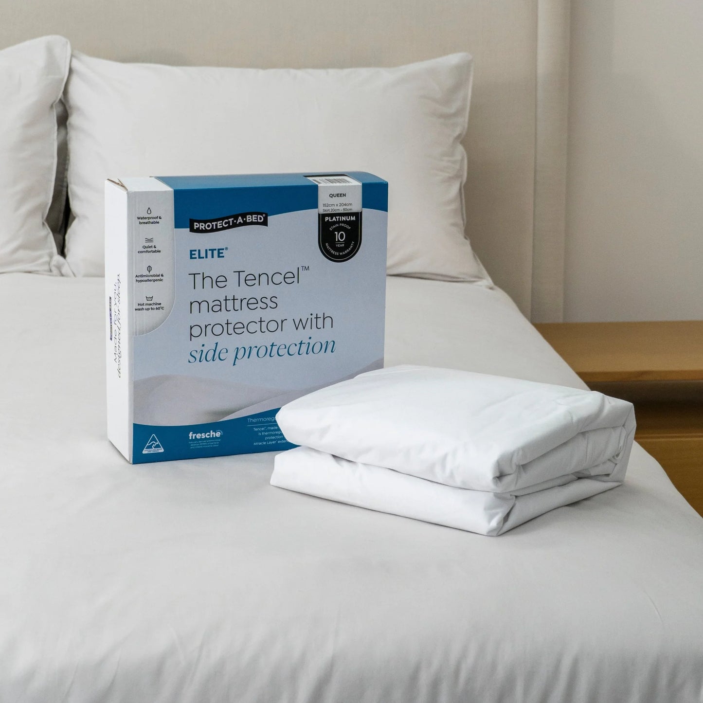 Protect-A-Bed Elite Tencel With Side Protection Mattress Protector