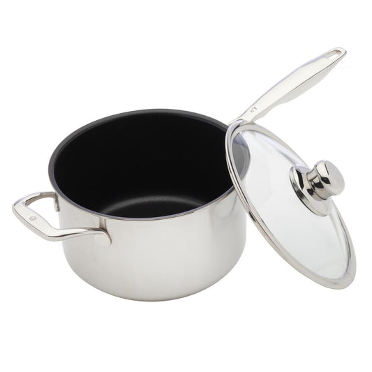 Swiss Diamond XD Non-Stick Clad Saucepan with Lid 20cm