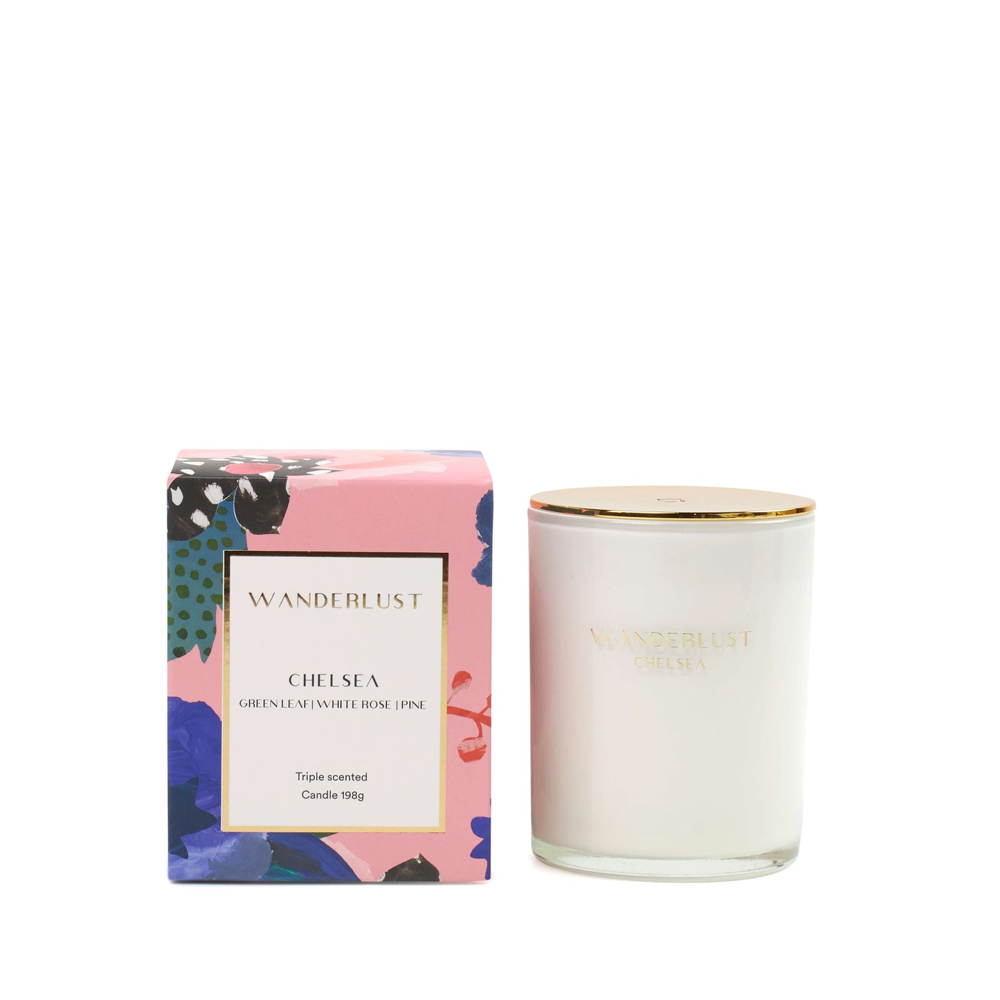 Salt & Pepper Wanderlust Candle with Lid 198g