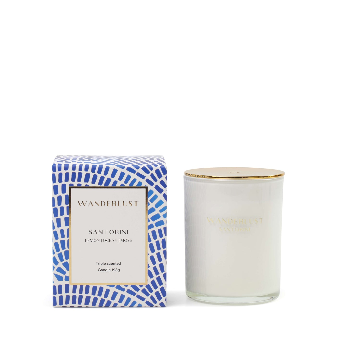 Salt & Pepper Wanderlust Candle with Lid 198g