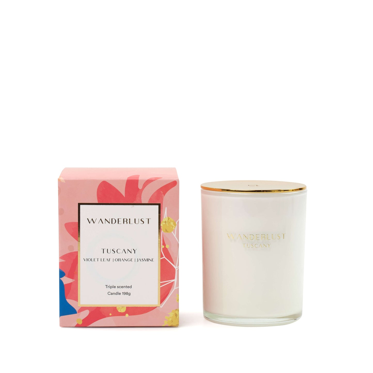 Salt & Pepper Wanderlust Candle with Lid 198g