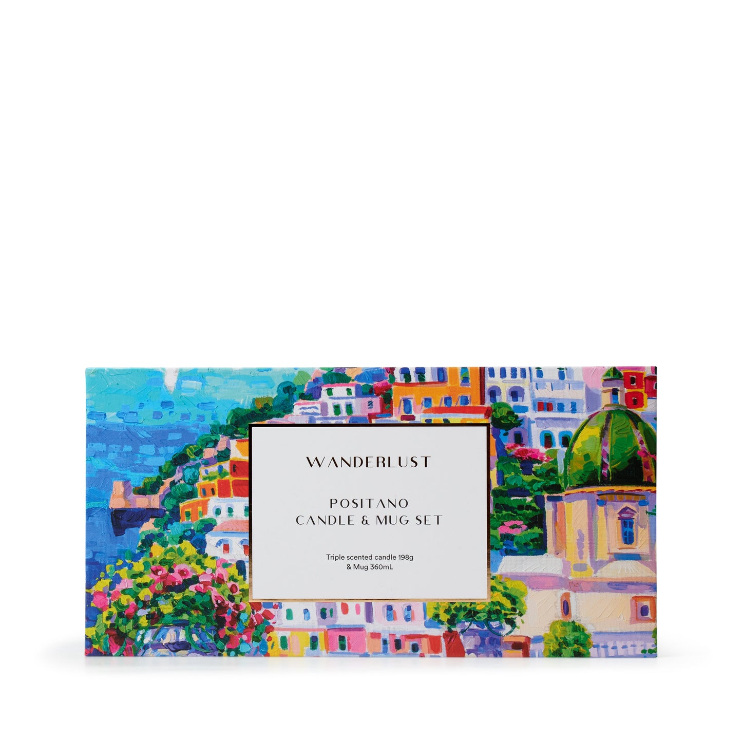 Salt & Pepper Wanderlust Mug with Candle Gift Pack