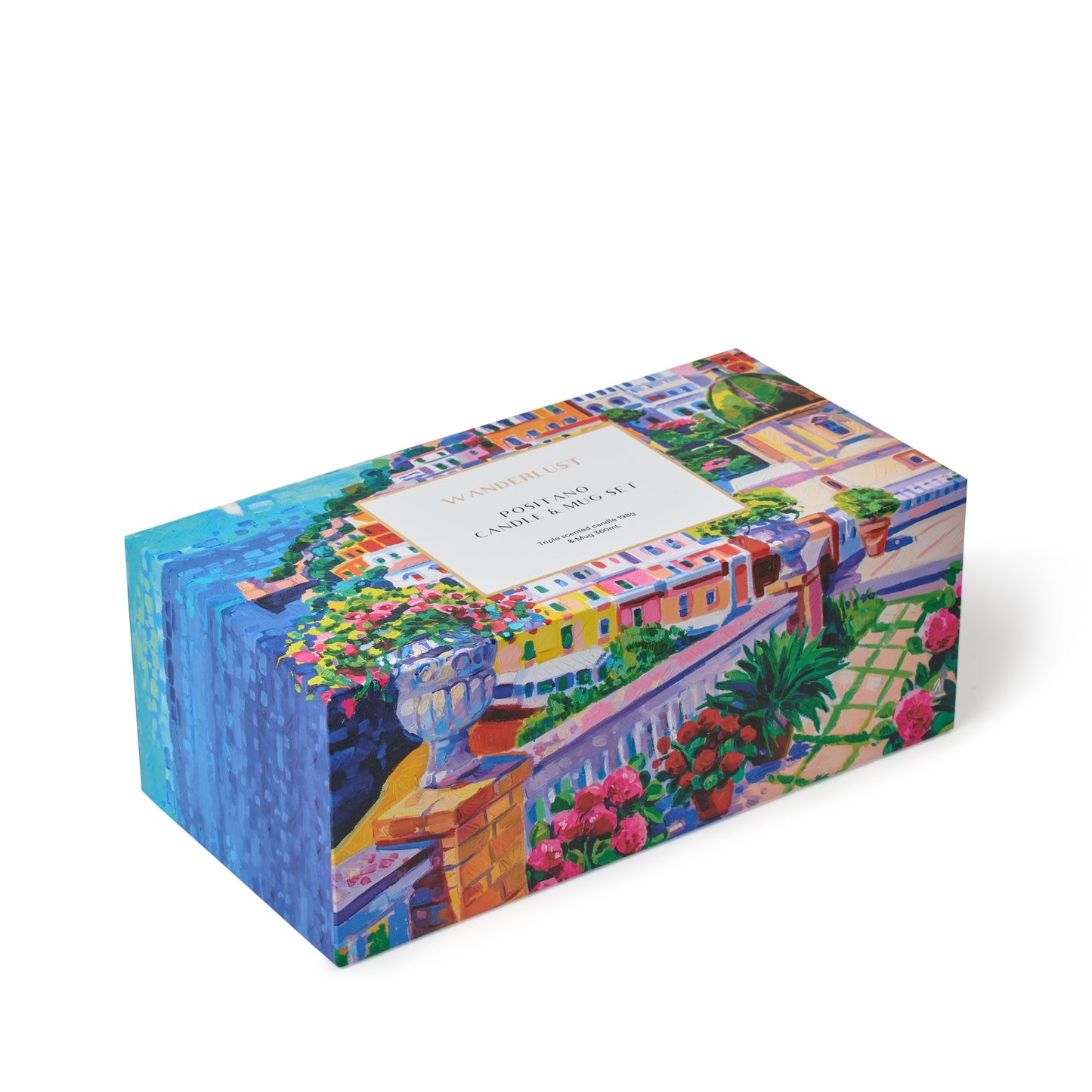 Salt & Pepper Wanderlust Mug with Candle Gift Pack