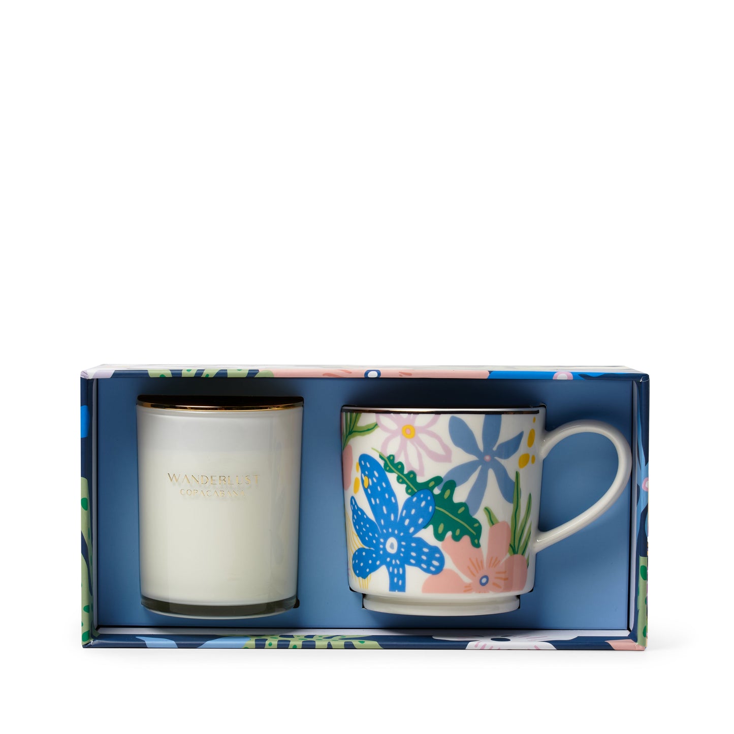 Salt & Pepper Wanderlust Mug with Candle Gift Pack