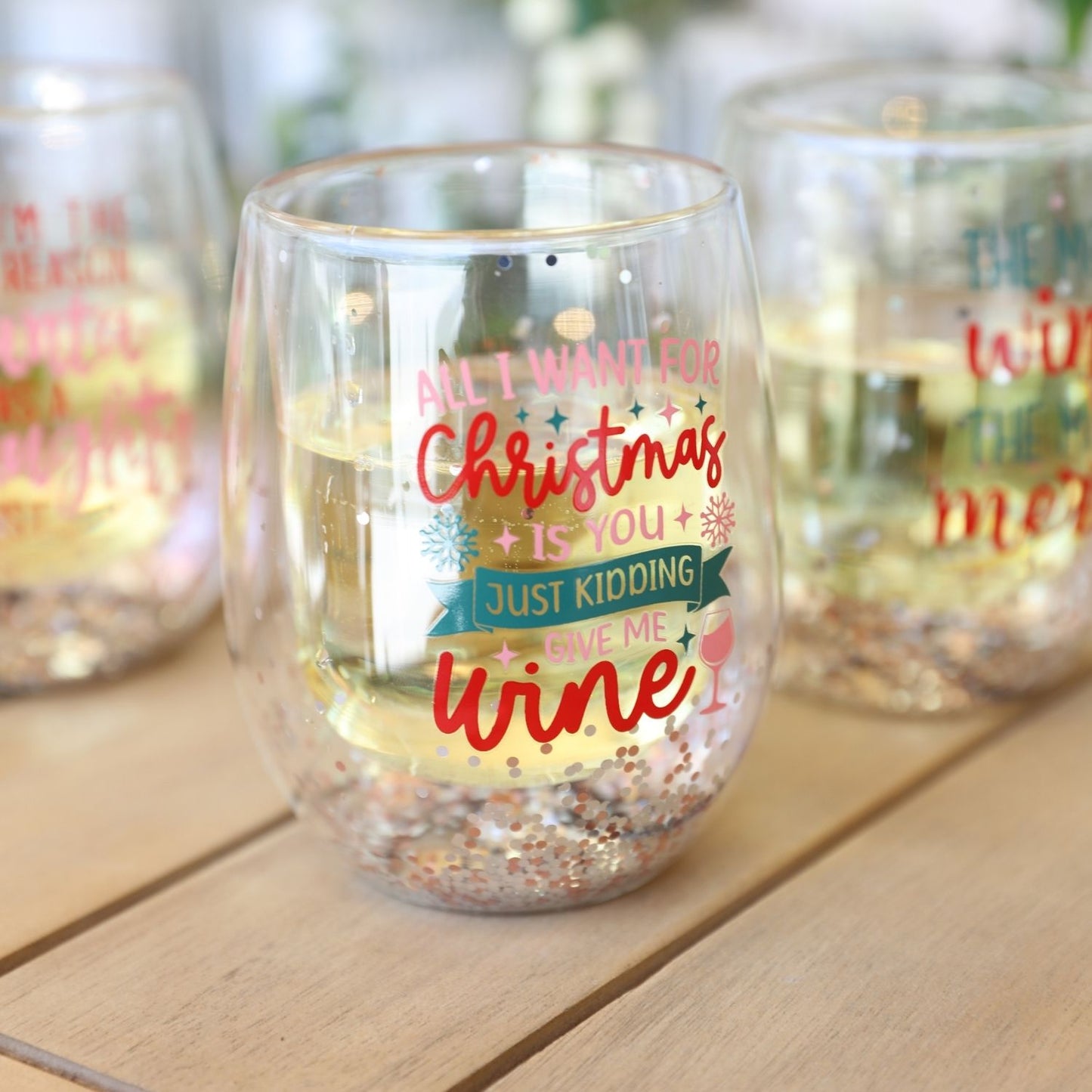 Splosh Christmas Stemless Glass
