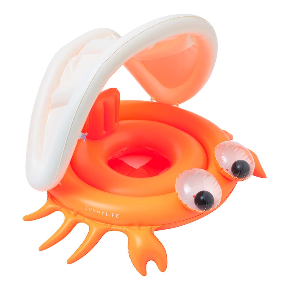 SUNNYLiFE Baby Float Sonny The Sea Creature Neon Orange