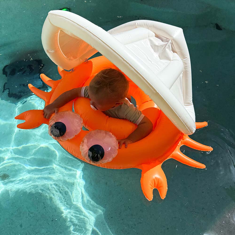 SUNNYLiFE Baby Float Sonny The Sea Creature Neon Orange