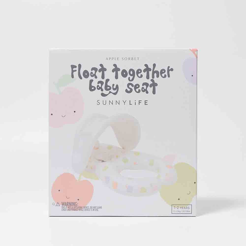 SUNNYLiFE Float Together Baby Seat Apple Sorbet