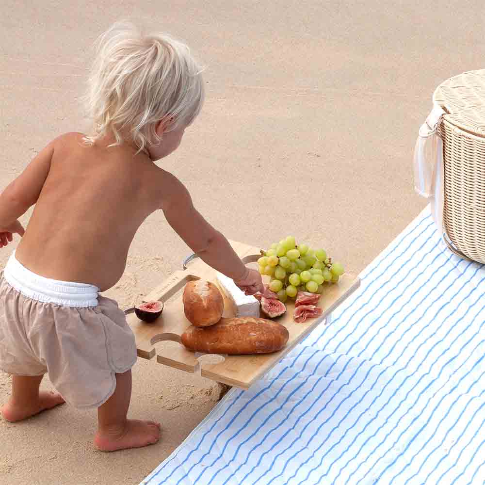 SUNNYLiFE Portable Picnic Table Le Weekend Natural