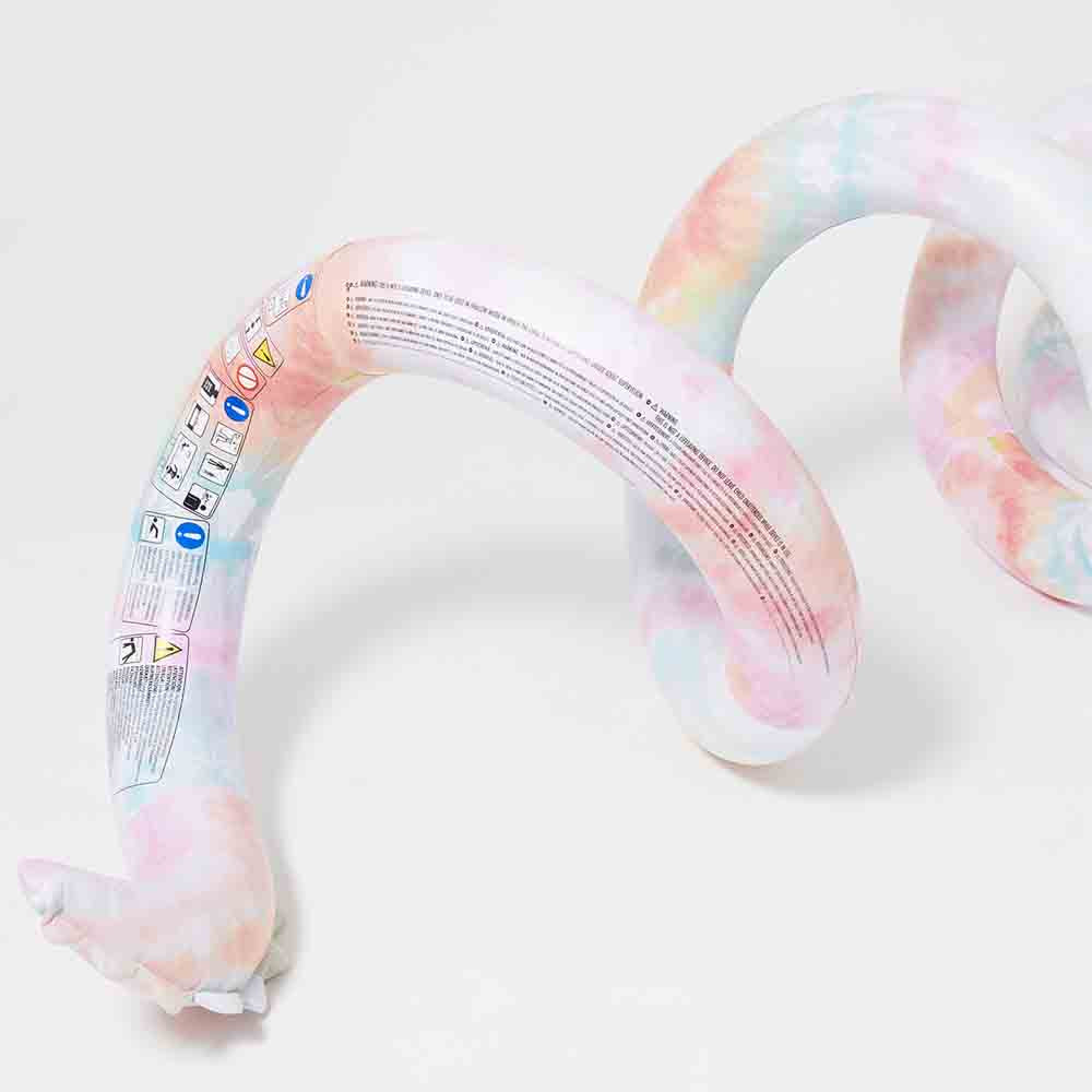 SUNNYLiFE Giant Inflatable Noodle Snake Tie Dye Multi