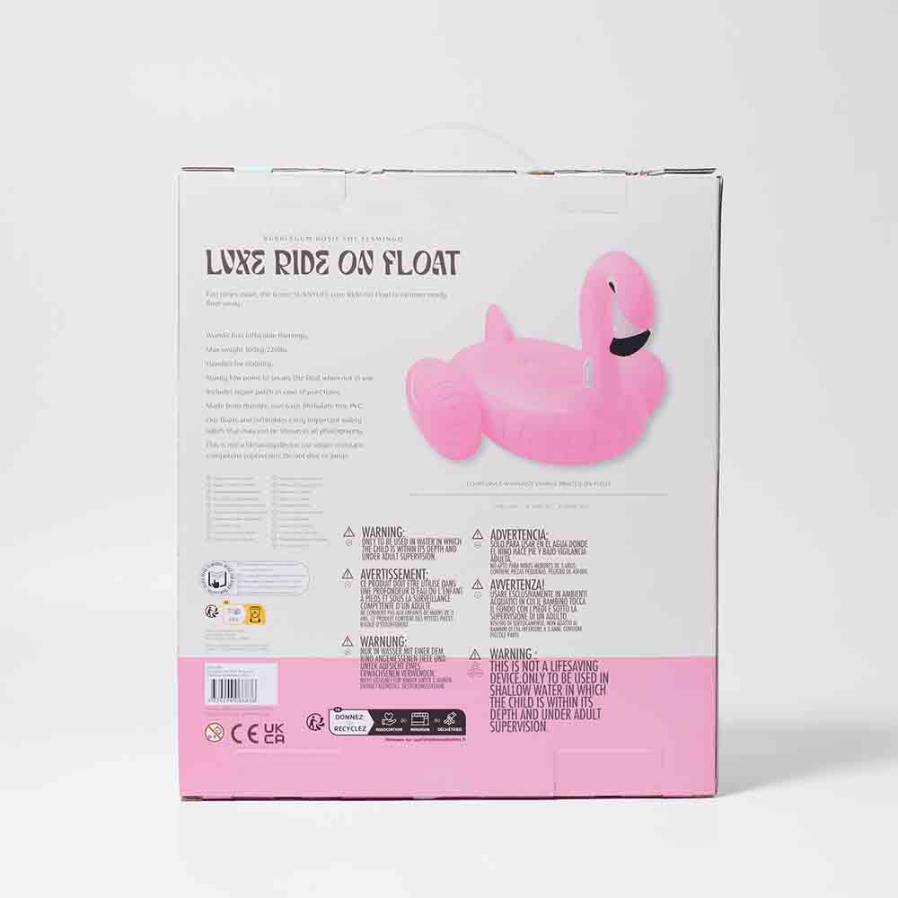 SUNNYLiFE Luxe Ride-On Float Rosie the Flamingo