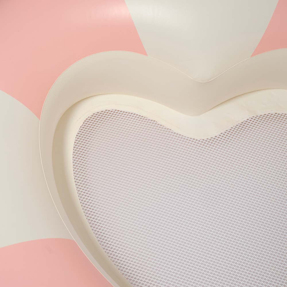 SUNNYLiFE Luxe Tube Pool Ring Stole My Heart Pink Stripe