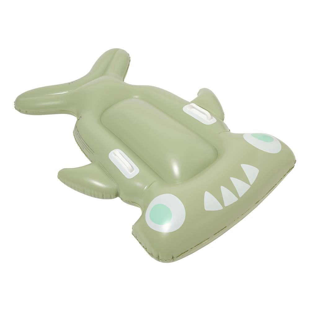 SUNNYLiFE Kids Lie-On Float Salty The Shark Khaki