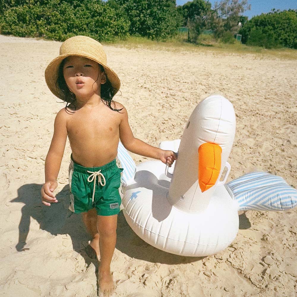 SUNNYLiFE Kids Ride-On Sammy The Seagull Blue Stripe