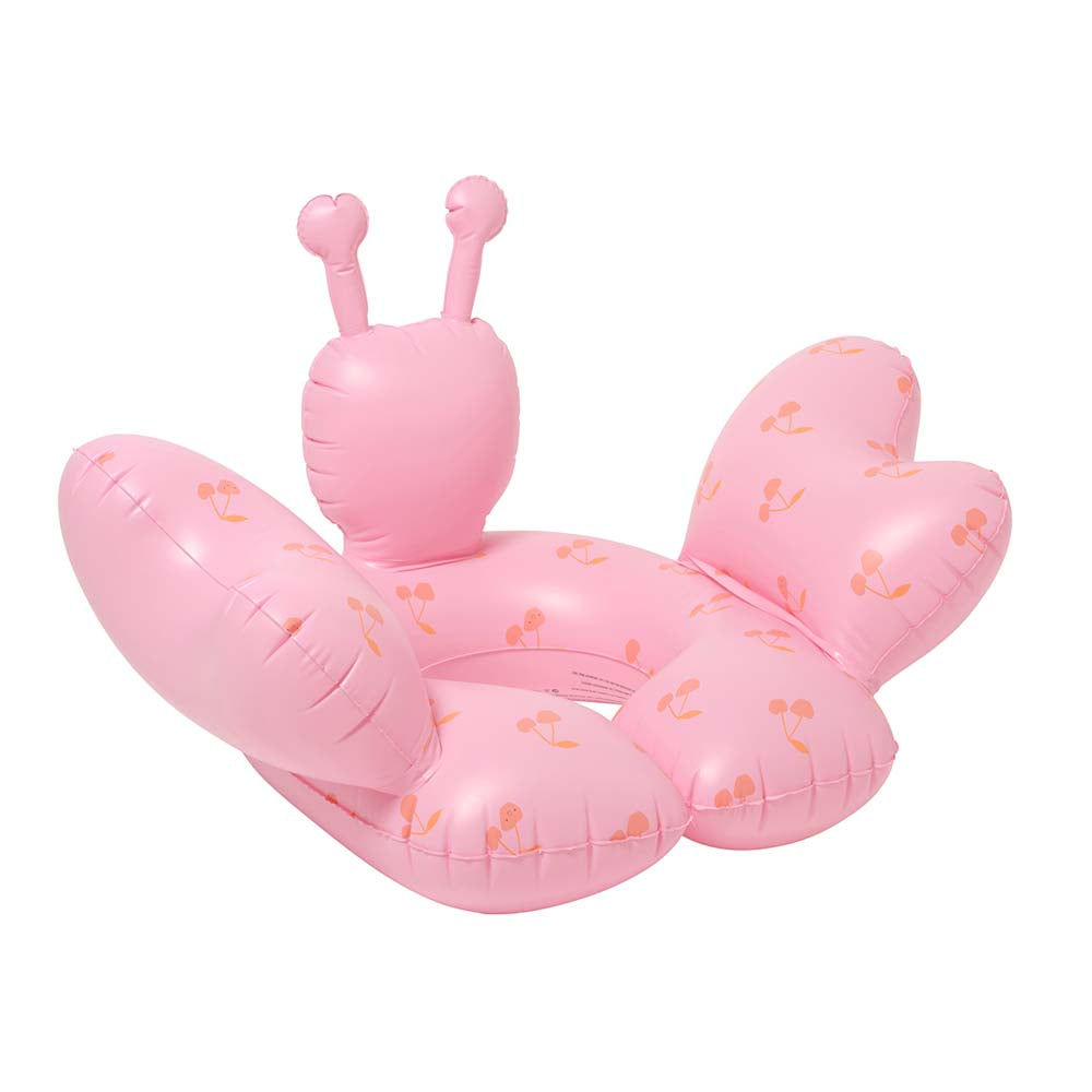 SUNNYLiFE Kids Tube Pool Ring Cotton Candy Cherry