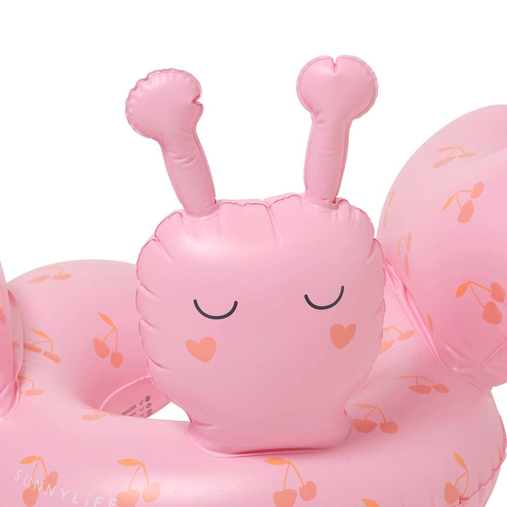 SUNNYLiFE Kids Tube Pool Ring Cotton Candy Cherry