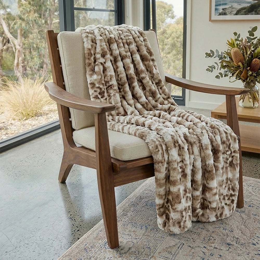 Ardor Jayne Bubble Mink Throw
