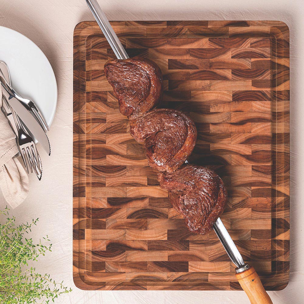 Tramontina Teak End Grain Chopping Board