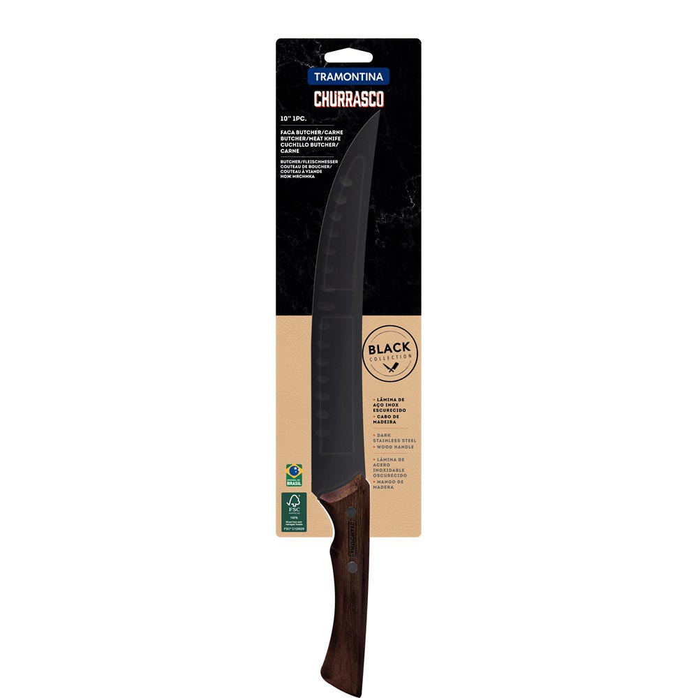 Tramontina Churrasco Black Collection Butcher Knife 10 inches