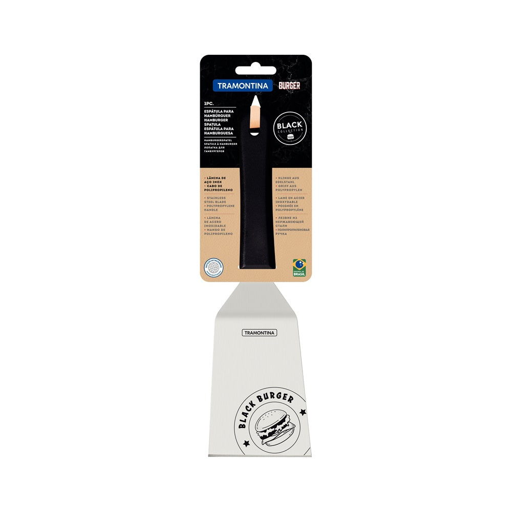 Tramontina Churrasco Black Collection Hamburger Flat Spatula 6 Inch - House