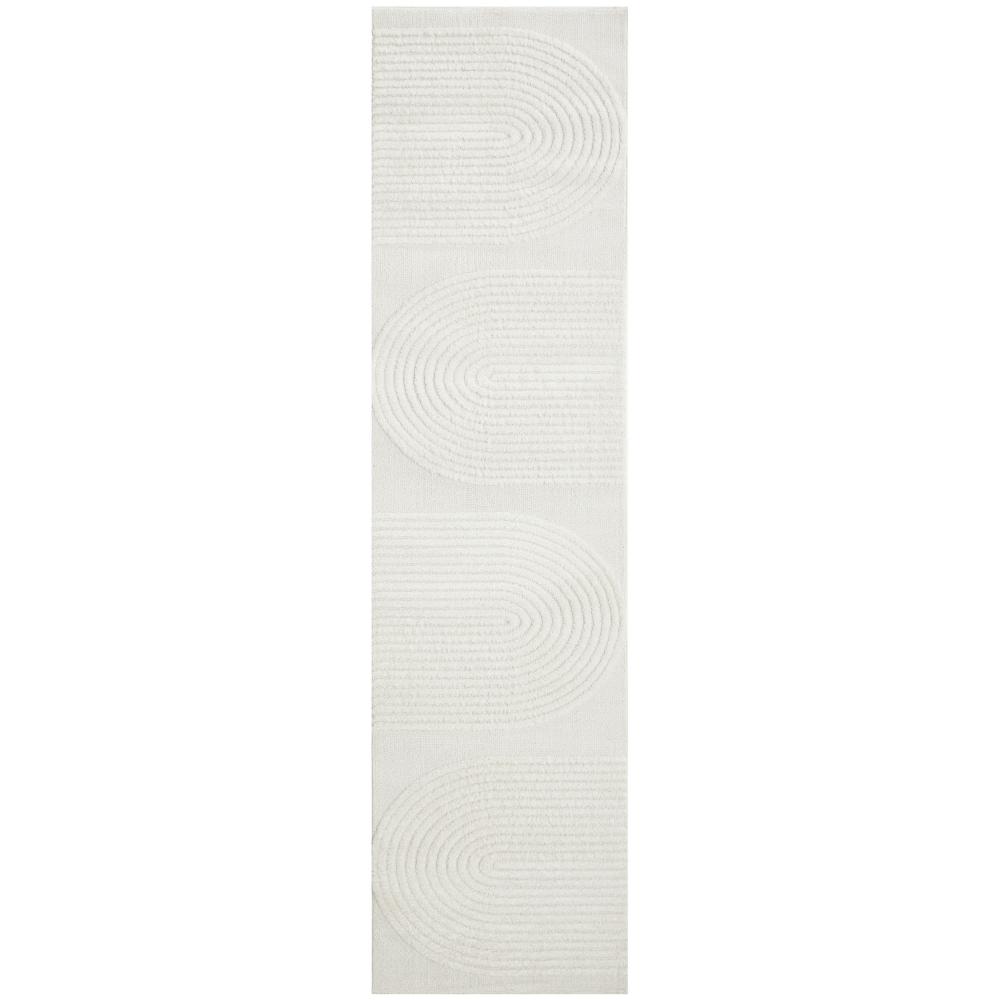 Rug Culture Lotus Abbey Runner White with arch detail at House