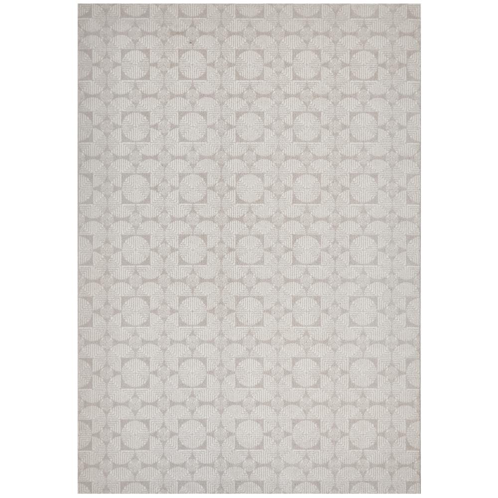 Rug Culture Prague Niko Wool Rug Geometric print Silver - House