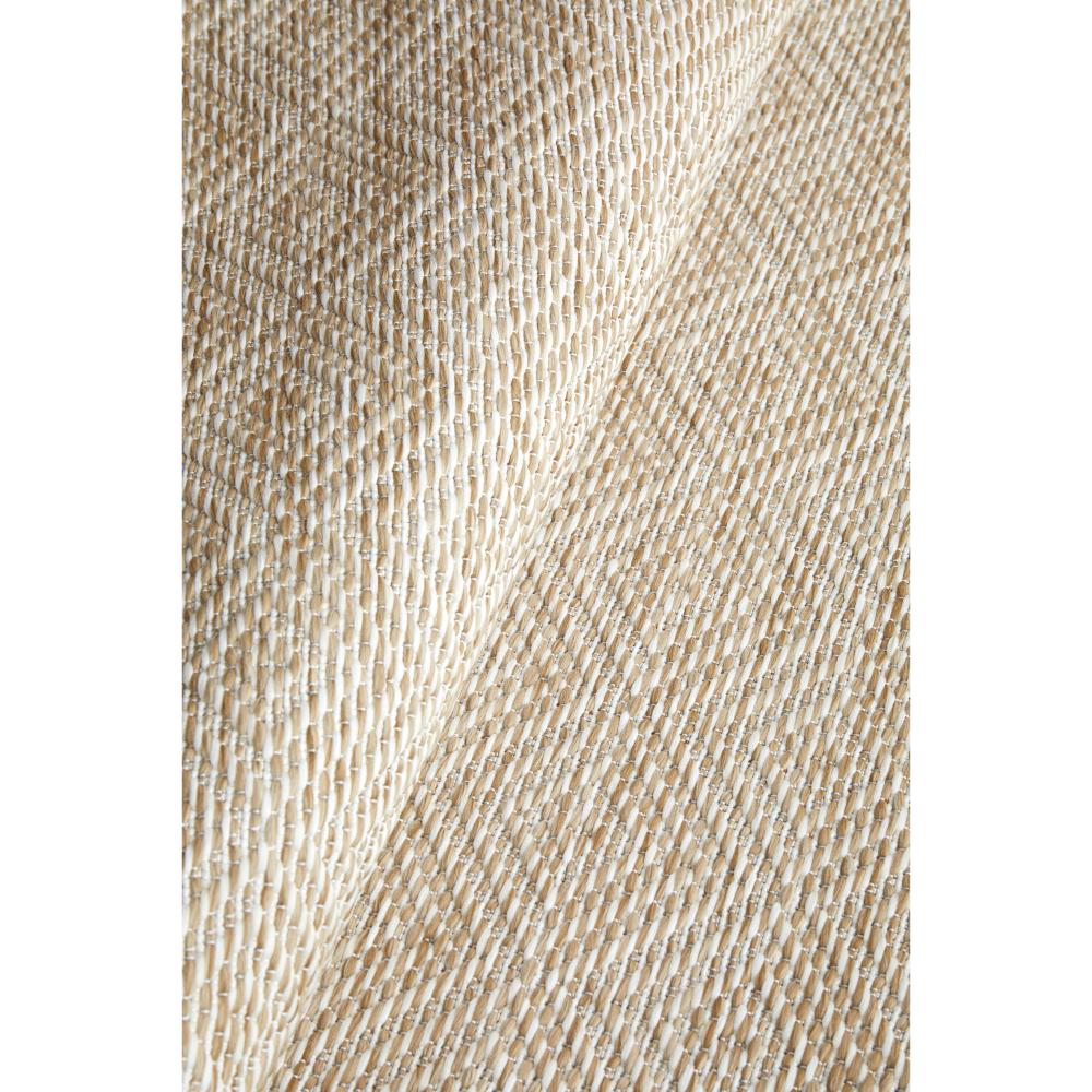 Beige brown diamond design indoor outdoor rug detail image - House