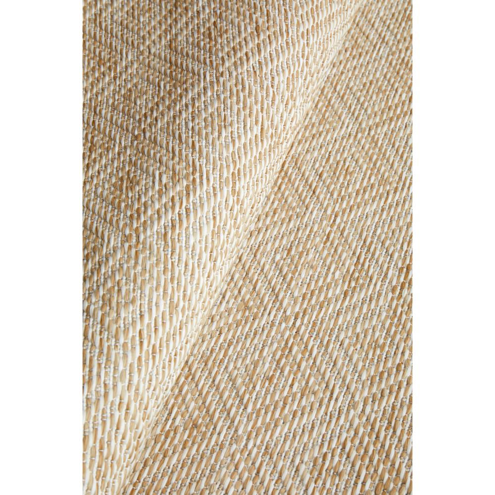 natural brown hallway diamond design indoor outdoor rug detail image - House