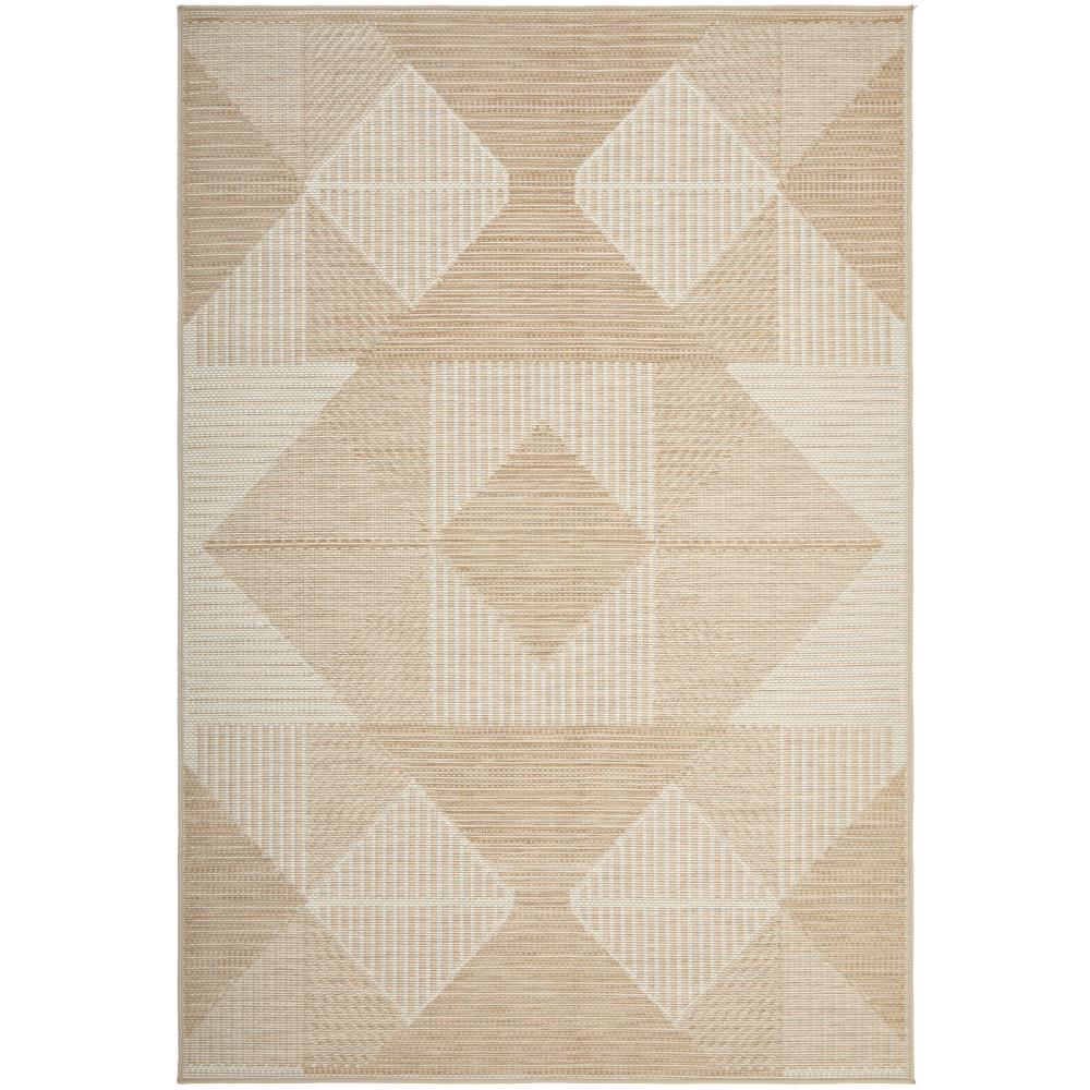 Rug Culture Patio Rico Rug - Natural Brown Geometric - House