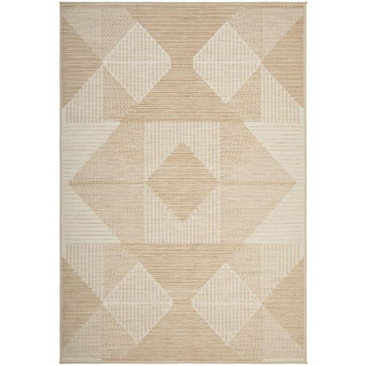 Rug Culture Patio Rico Rug - Natural Brown Geometric - House