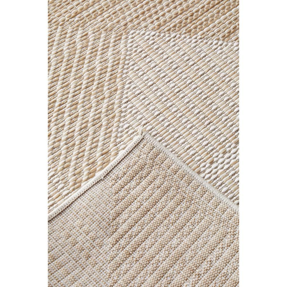 Natural Brown geometric hallway floor runner rug detail image - House