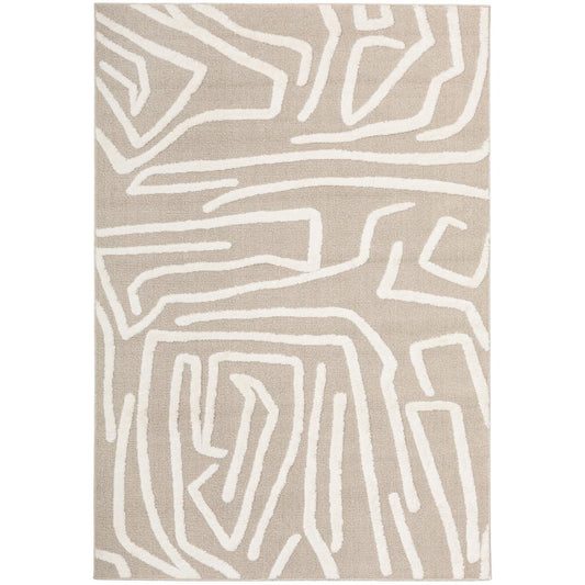 Rug Culture Serenade Kobi Rug Natural and Cream at House