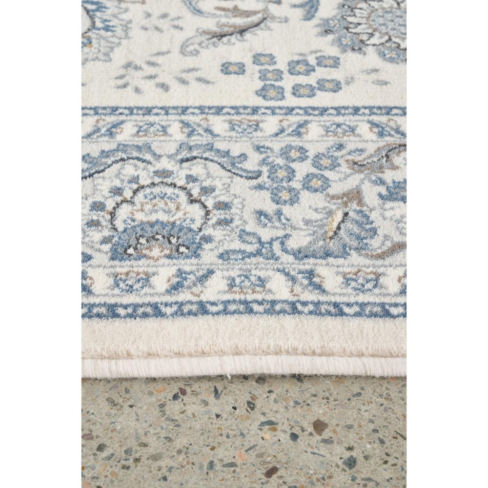 blue and white floral traditional rug detail image - House 
