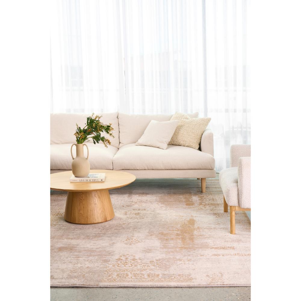 Natural colour Wool Rug in a lounge room - House
