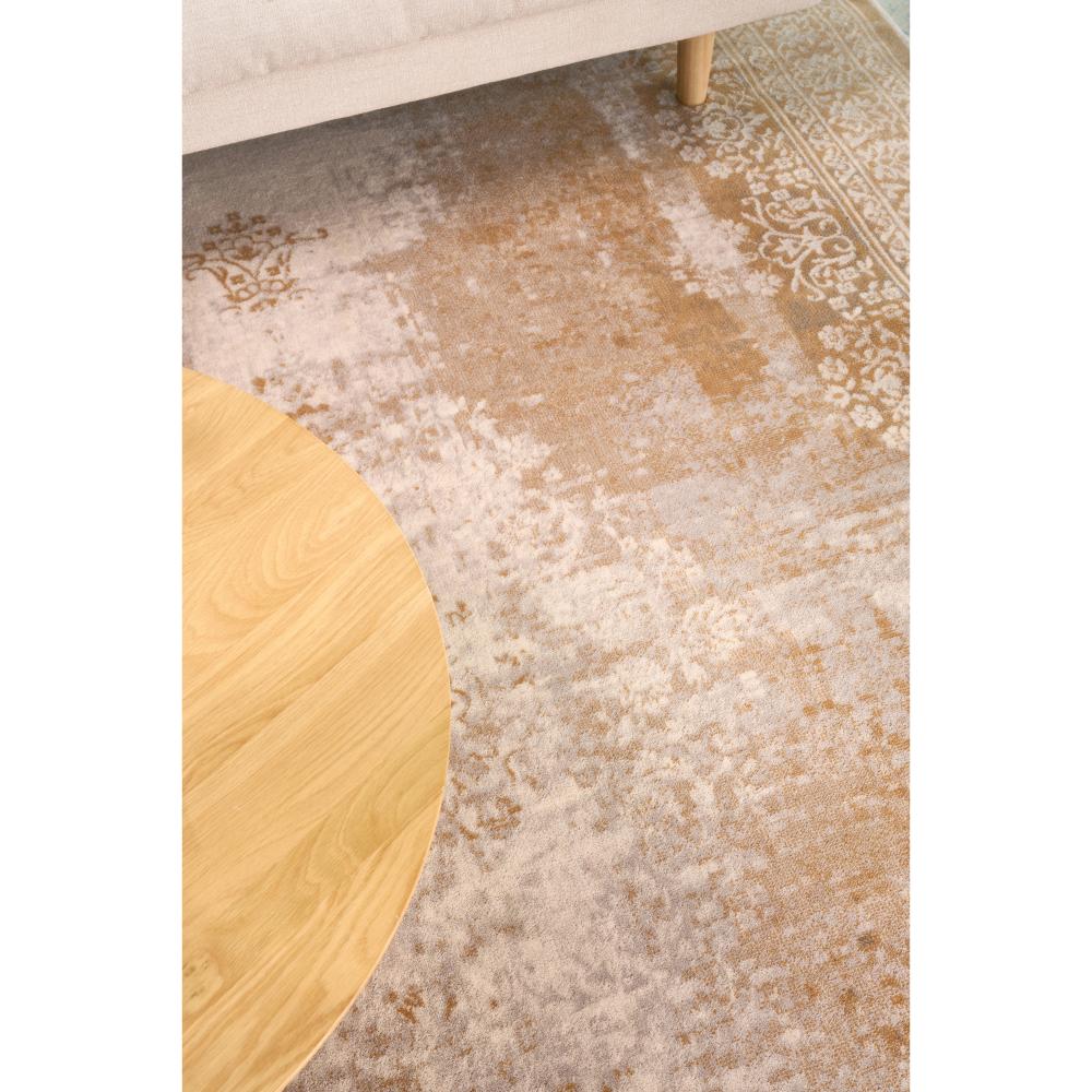 washed look Natural colour Wool Rug - House