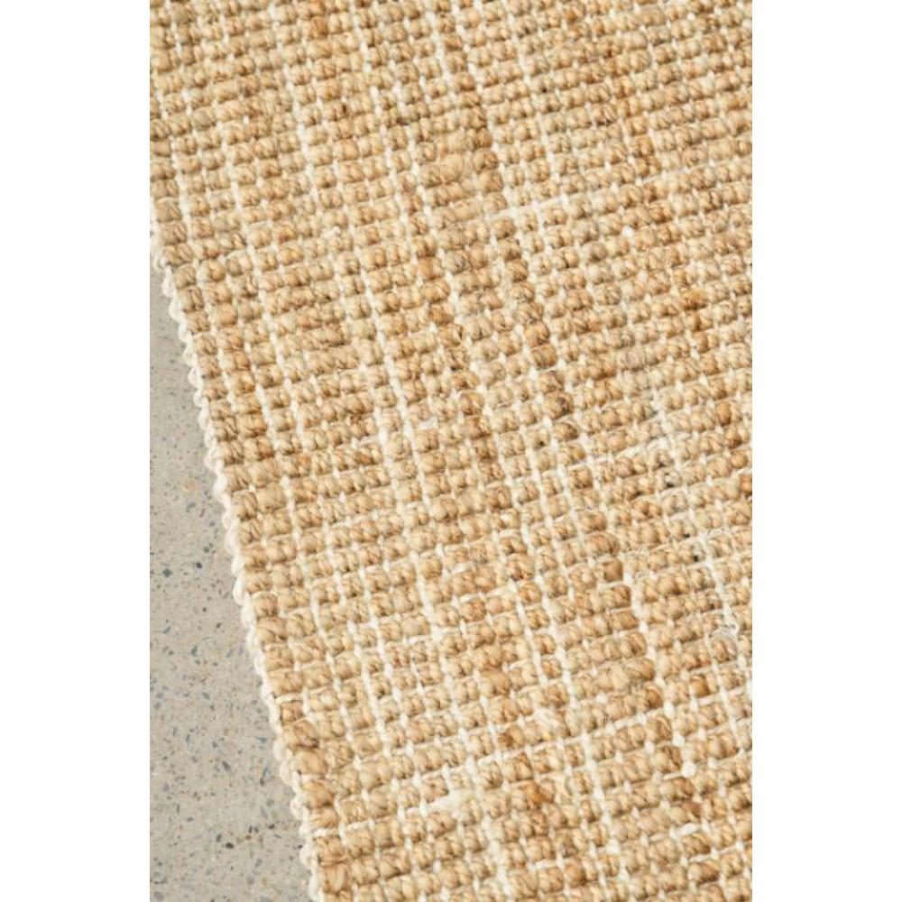 Natural brown jute hampton floor runner  detail image - House