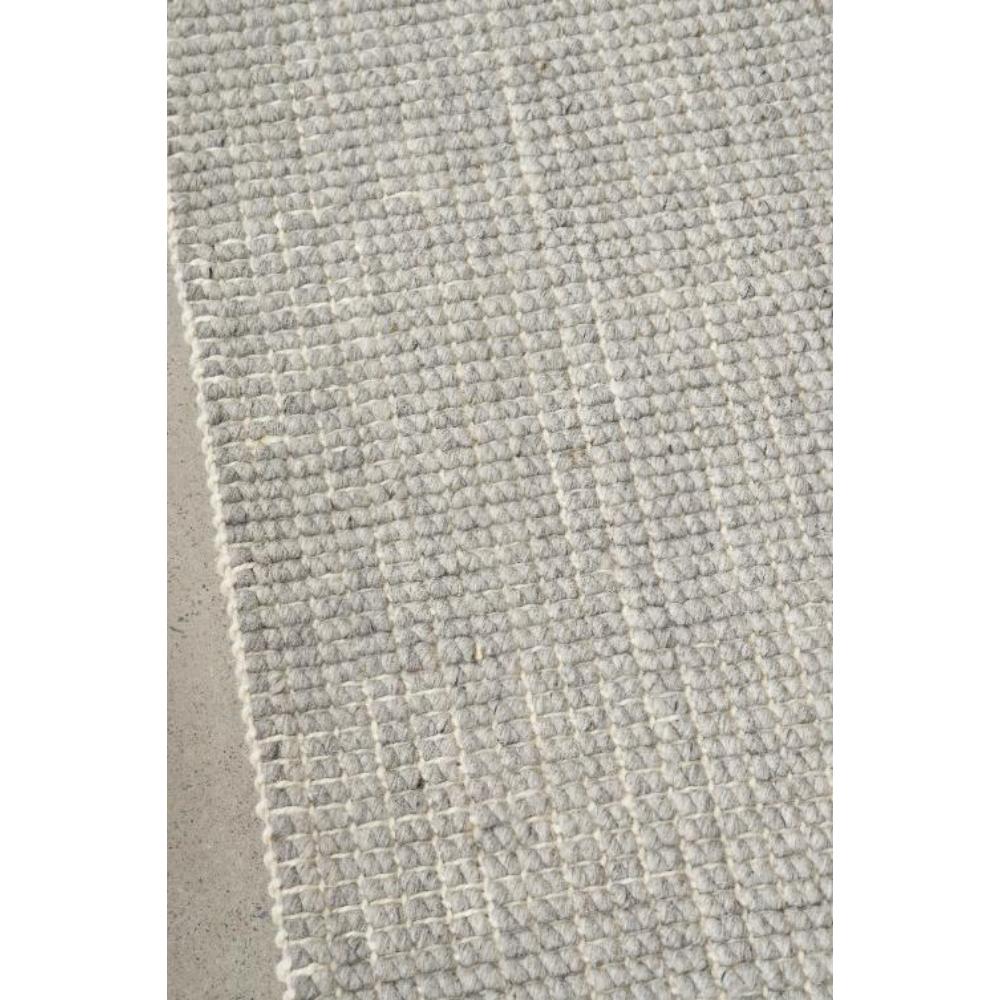 grey Hamptons style jute wool rug detail image - House